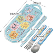 Skater Stainless Steel Portable Cutlery Trio Set - Pokémon Joyful days