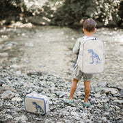 Blue Dino Grade School Backpack 藍色恐龍書包