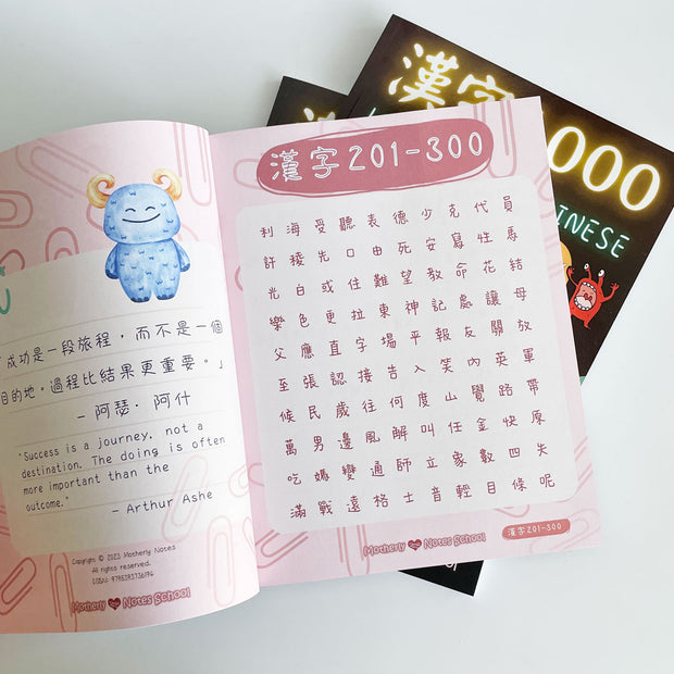 1000 Hanzi Chinese 漢字1000