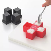 AKEBONO Cube Block Rice Ball Maker