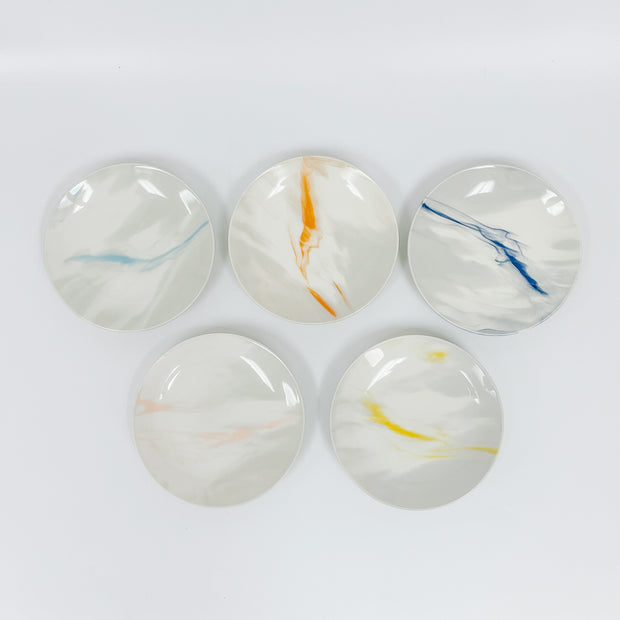 Kaguyahime Mino Ware Marble Plate Set of 5