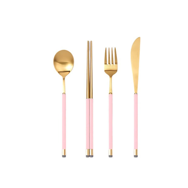 Kara Gold Flatware Set