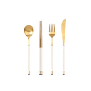 Kara Gold Flatware Set