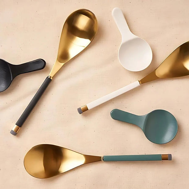 Kara Gold Soup Spoon