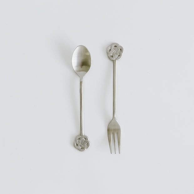 Mizuhiki Cutlery Set - Silver