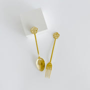 Mizuhiki Cutlery Set - Gold