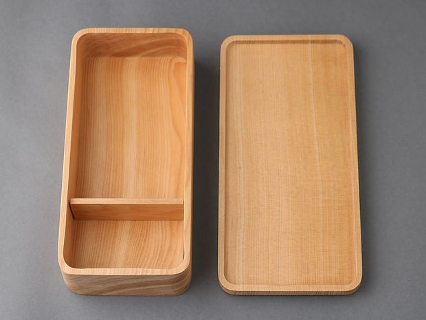 Natural Wooden Hollow Lunch Bento Box