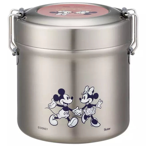 SKATER Cafe Bowl Stainless Steel Vacuum Insulation Food Jar 600 ml - Mickey Mouse