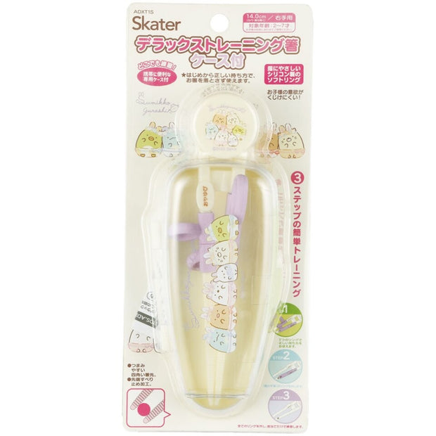 SKATER Deluxe Training Chopsticks with Case - Sumikko Gurashi