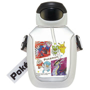 SKATER One-Push Straw Water Bottle with Carrier (530ml) - Pokemon