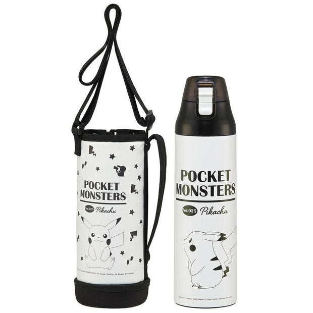 SKATER Insulated Water Bottle with Carrier (990ml) - Pokemon