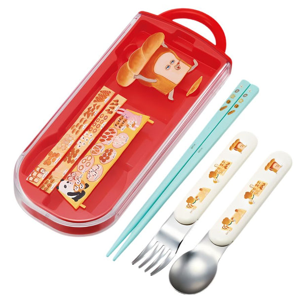 Skater Stainless Steel Portable Cutlery Trio Set - Pan Dorobo