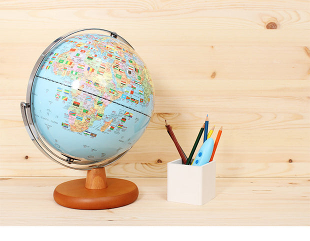 Interactive Illuminated Bilingual Desktop Globe - 10" English & Chinese