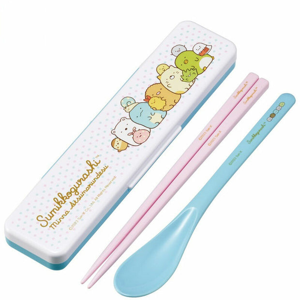 Sumikko Gurashi Chopsticks & Spoon Carry Set