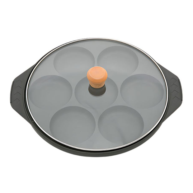 Tamahashi Nonstick Pancake Pan with Lid