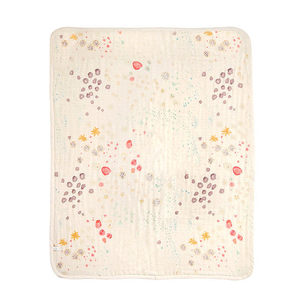 Hoppetta 6-Layered Gauze Blanket - MyFlower by Naomi Ito 六層紗蘑菇被 (M)