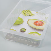 Stackable Fridge Food Saver Organizer 日本霜山 冰箱雞蛋/蔬果/水餃收納保鮮盒 附蓋