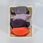 Underwear Storage Bin With Lids, Set of 3 日本霜山多功能貼身衣物分隔收納組