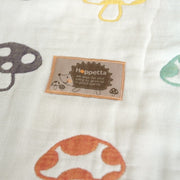 Hoppetta Six-Layered Gauze Blanket - Champignon 六層紗蘑菇被 (3 sizes)