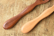 Smile Wooden Kids Cutlery Spoon + Fork Set 日本松木微笑幼兒叉匙組