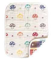 Hoppetta Six-Layered Gauze Blanket - Champignon 六層紗蘑菇被 (3 sizes)