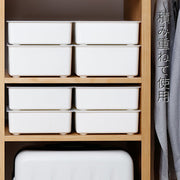 Underwear Storage Bin With Lids, Set of 3 日本霜山多功能貼身衣物分隔收納組