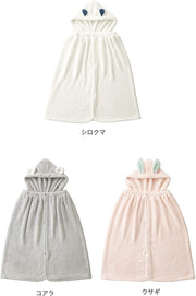 CARARI ZOOIE Microfiber 3X Quick Dry 2-Way Hooded Towel 動物連帽速乾浴巾