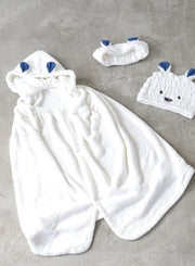 CARARI ZOOIE Microfiber 3X Quick Dry 2-Way Hooded Towel 動物連帽速乾浴巾