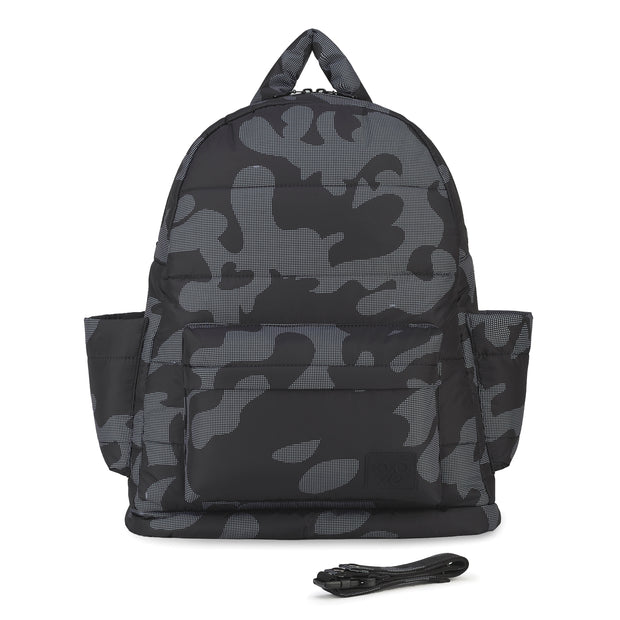 Airy Backpack Baby Diaper Bag - Black Camo (L)