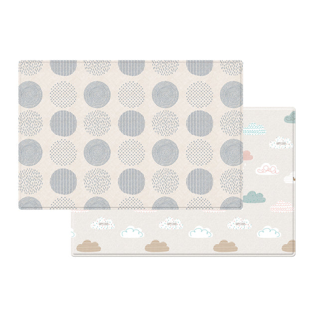 Parklon Reversible Pure Soft Play Mat - Blue Spots / Cloud Bebe