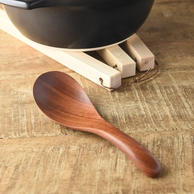 Japanese Natural Wood Soup Spoon/Ladle/Strainer 日式木製湯勺/撈勺 (2 Colors)