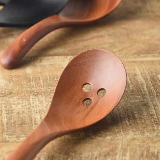 Japanese Natural Wood Soup Spoon/Ladle/Strainer 日式木製湯勺/撈勺 (2 Colors)