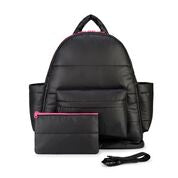 Airy Backpack Baby Diaper Bag - Black Pink (M)