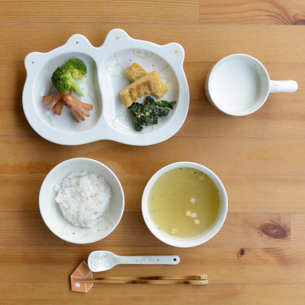 Copan Mino Ware Children Dining Set 日本美濃燒可愛動物碗盤組