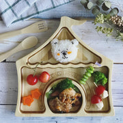 Handmade Bamboo Meal Set - Circus Tent 日本天然竹製兒童造型餐具組 (馬戲團)