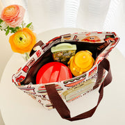 Insulated Lunch Bag with Wipe Pocket - 日本濕紙巾保溫餐袋 (2 Styles)