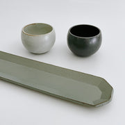 Juzan Angle Long Plate 日本壽山窯八角手工長盤