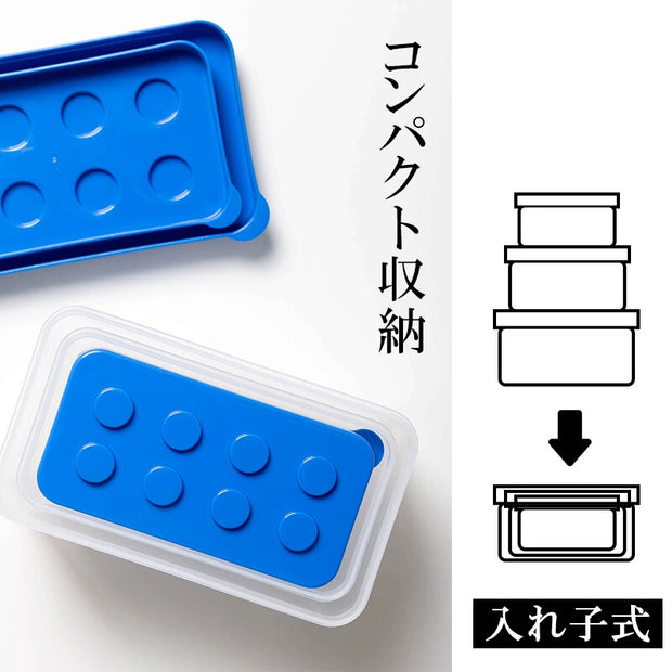 Lego Nesting Storage Case Set of 3 樂高可疊式小顆粒積木/零件/文具小型收納盒