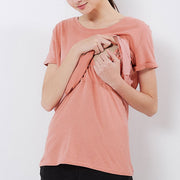 Chiffon Maternity & Nursing Top 雪紡剪接孕哺上衣(2色可選)