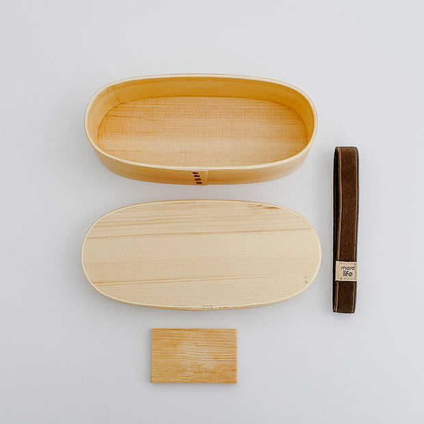 Natural Wooden Bento Lunch Box 日式天然木質便當盒