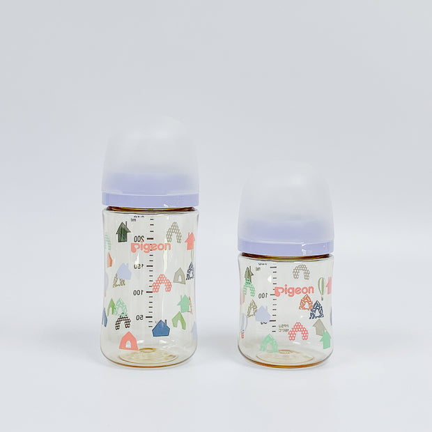 PIGEON SoftTouch Wide-Mouth Baby Feeding Bottle, PPSU 寬口母乳實感PPSU奶瓶 (4 Options)