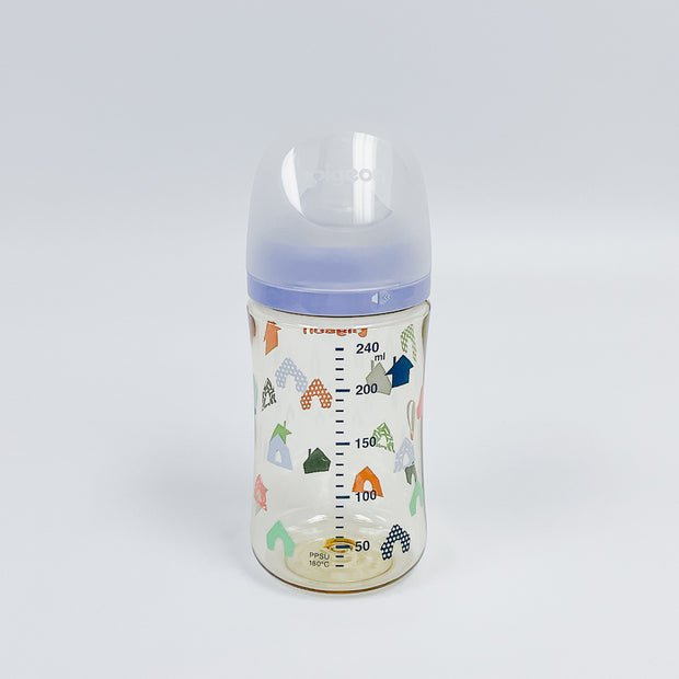 PIGEON SoftTouch Wide-Mouth Baby Feeding Bottle, PPSU 寬口母乳實感PPSU奶瓶 (4 Options)