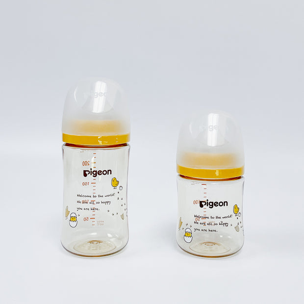 PIGEON SoftTouch Wide-Mouth Baby Feeding Bottle, PPSU 寬口母乳實感PPSU奶瓶 (4 Options)