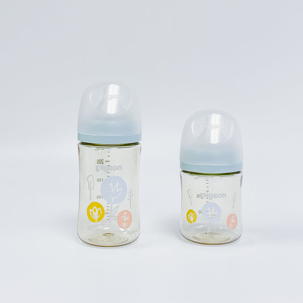 PIGEON SoftTouch Wide-Mouth Baby Feeding Bottle, PPSU 寬口母乳實感PPSU奶瓶 (4 Options)