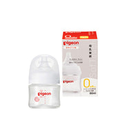 PIGEON Soft Touch Baby Feeding Bottle, Wide-Mouth, Heat Resistant Glass 寬口母乳實感玻璃奶瓶 (4 Options)