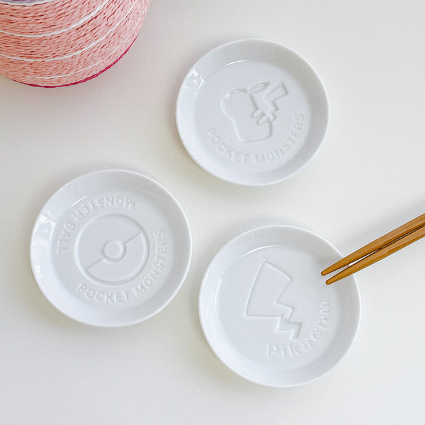 Pocket Monster 3D Soy Sauce Dipping Dishes 寶可夢立體浮雕醬油沾盤 - Set of 3