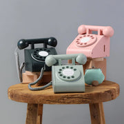 Retro Rotary Play Telephone 復古轉盤式電話玩具組 (3 Color Options)