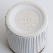 Mino Ware Ceramic Storage Jar Canister with Wooden Lid