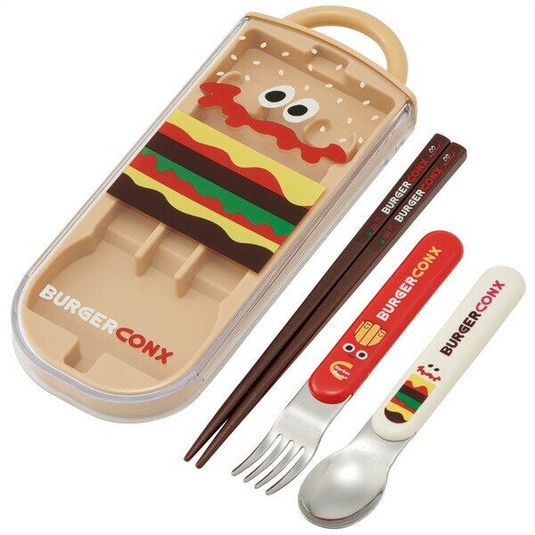 Burger Portable Utensil Set 漢堡不鏽鋼餐具攜帶組