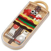 Burger Portable Utensil Set 漢堡不鏽鋼餐具攜帶組